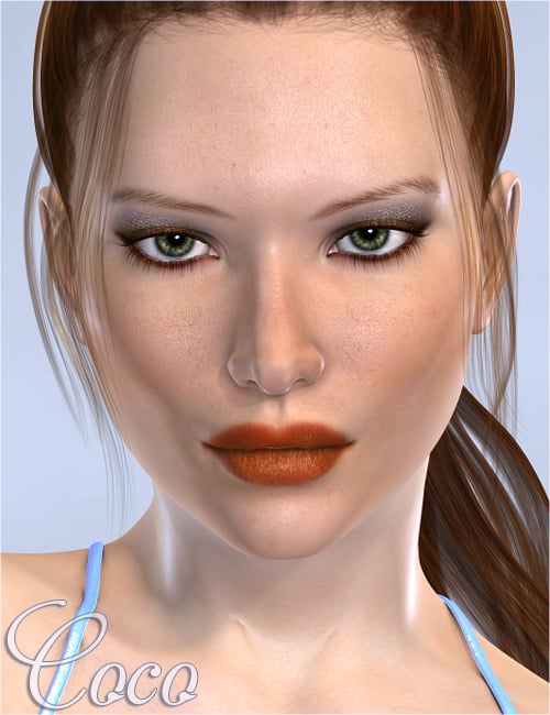 Coco - Character & Hair by: Valea, 3D Models by Daz 3D