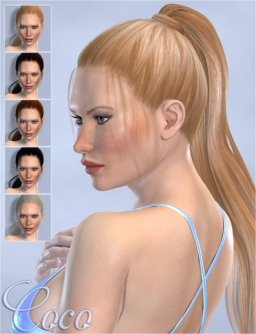 Coco - Character & Hair Coco - Character & Hair by: Valea, 3D Models by Daz 3D