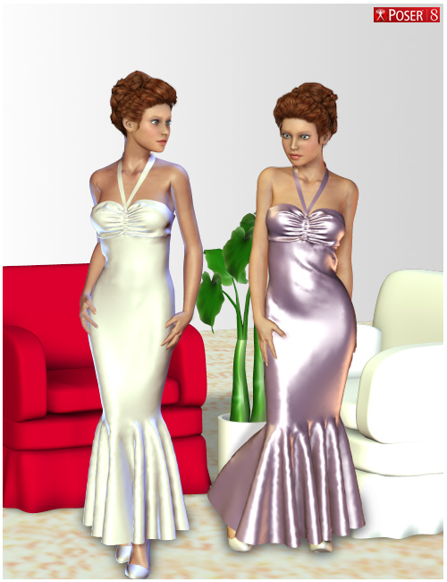 Dynamic Party Dress by: Cute3D, 3D Models by Daz 3D