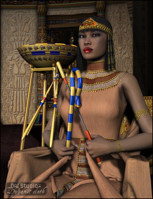 DS Dynamic Egyptian for V4 DS Dynamic Egyptian for V4 by: DraagonStormOptiTex, 3D Models by Daz 3D