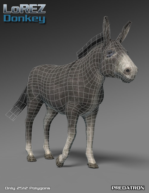 LoREZ Donkey | Daz 3D
