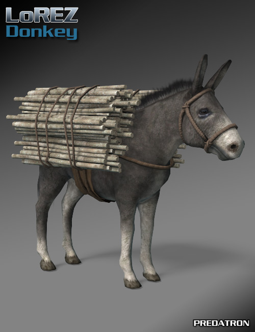 LoREZ Donkey | Daz 3D
