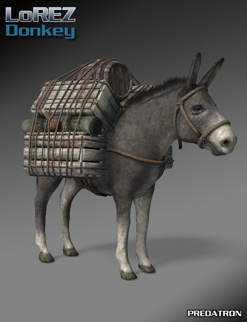 LoREZ Donkey | Daz 3D