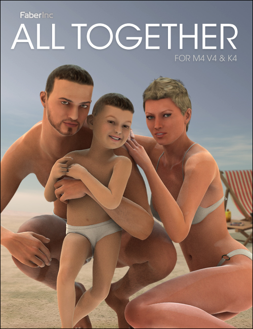 All Together Pose Set by: Faber Inc, 3D Models by Daz 3D