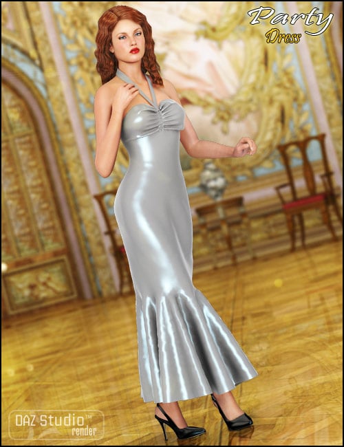 Party Dress Party Dress by: Cute3D, 3D Models by Daz 3D