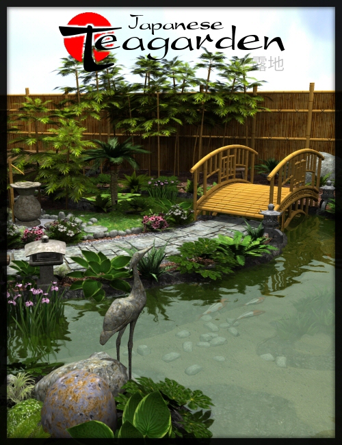 Japanese Tea Garden by Merlin by: Merlin Studios, 3D Models by Daz 3D