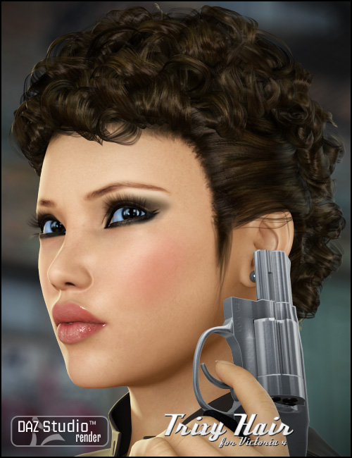 Trixy Hair Trixy Hair by: goldtassel, 3D Models by Daz 3D