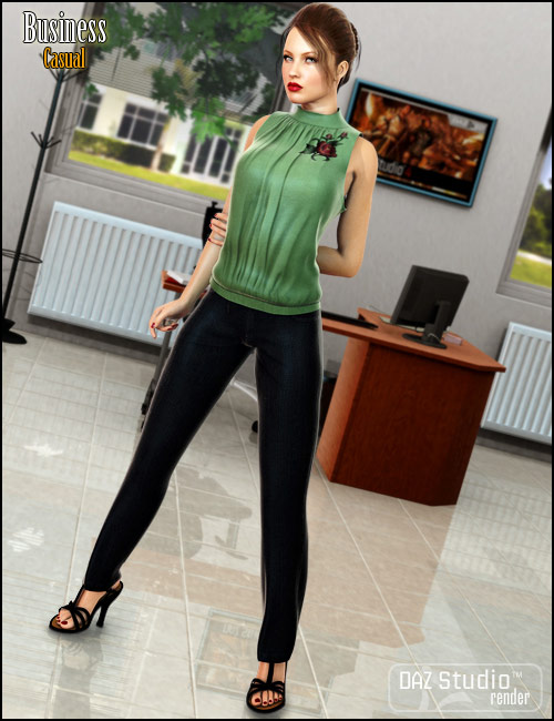 B25 Business Casual by: Barbara Brundon, 3D Models by Daz 3D