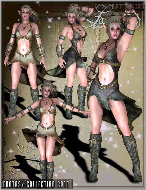 Lorena Outfit by: Orion1167, 3D Models by Daz 3D