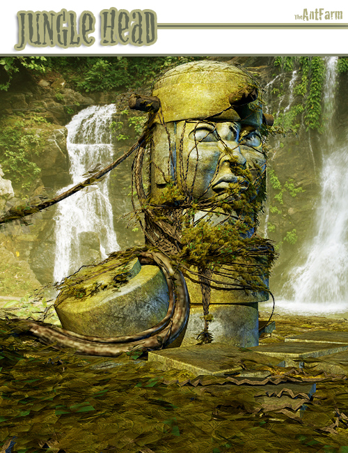 Jungle Head by: The AntFarm, 3D Models by Daz 3D