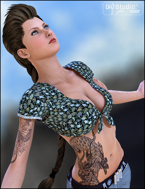 Adventure Girl Essentials: Bow V4 Adventure Girl Essentials: Bow V4 by: 4blueyes, 3D Models by Daz 3D