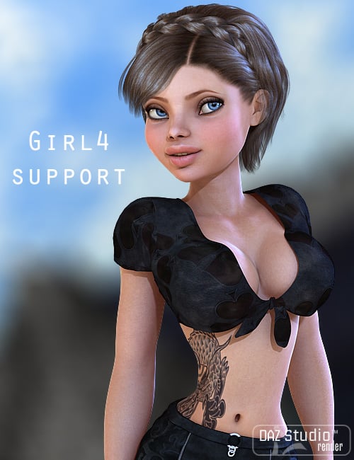 Adventure Girl Essentials: Bow V4 by: 4blueyes, 3D Models by Daz 3D