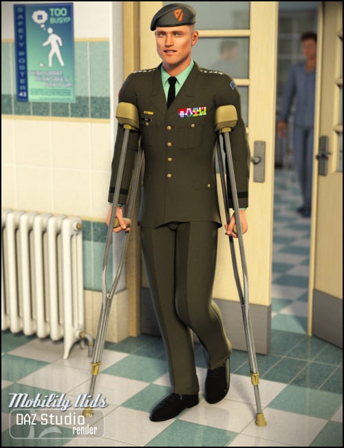 Mobility Aids Mobility Aids by: Valandar, 3D Models by Daz 3D
