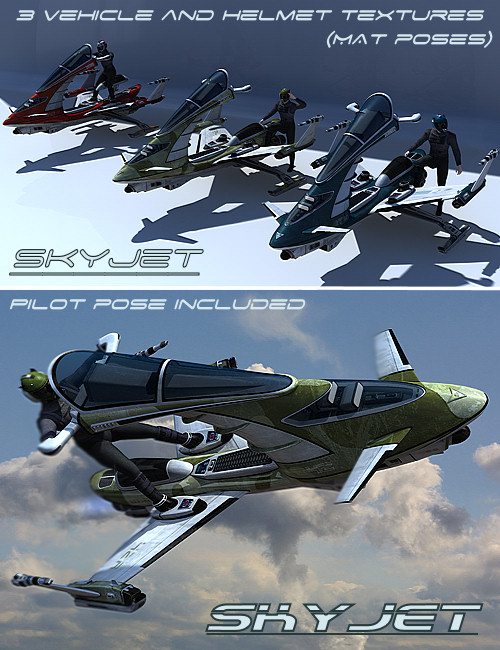 Skyjet by: Kibarreto, 3D Models by Daz 3D
