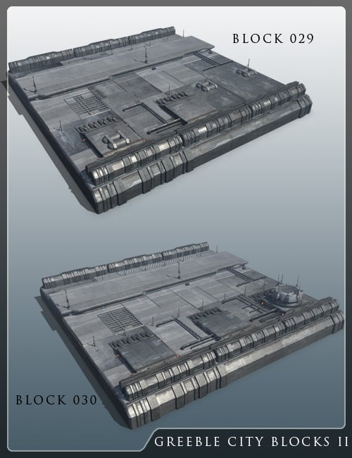 Greeble City Blocks 2 Greeble City Blocks 2 by: Stonemason, 3D Models by Daz 3D