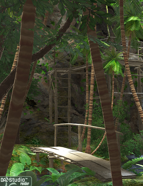 Tropical Quest - Jungle Tropical Quest - Jungle by: Andrey Pestryakov, 3D Models by Daz 3D