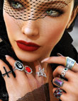 Just Rings Goth Just Rings Goth by: inception8, 3D Models by Daz 3D