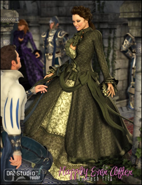 Happily Ever After V4 Unimesh Fits by: Propschick, 3D Models by Daz 3D