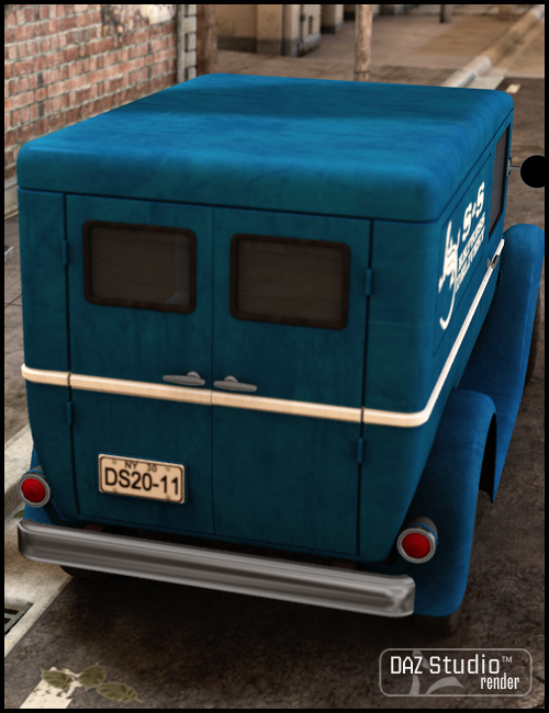 Delivery Sedan and Wagon 1930 by: , 3D Models by Daz 3D