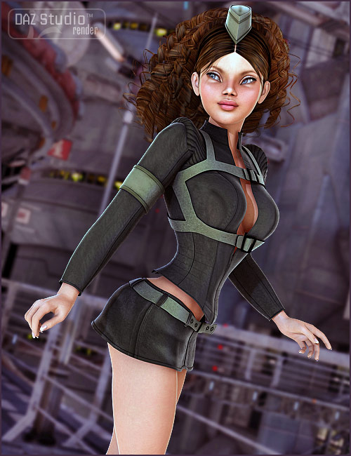 Captain by: Barbara Brundon, 3D Models by Daz 3D