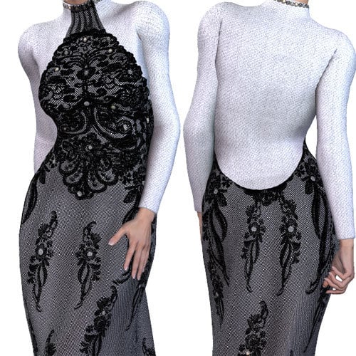 LB Fantasy Dress Texture Pack 1 by: Lisa's Botanicals, 3D Models by Daz 3D