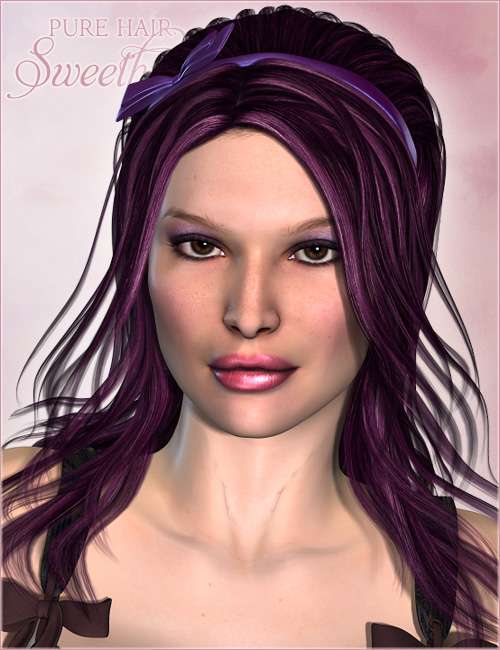 Pure Hair: Sweetheart by: Valea, 3D Models by Daz 3D