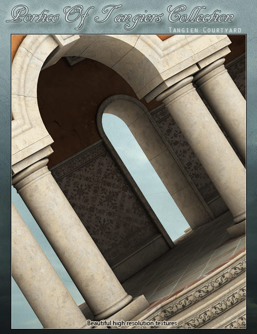 Tangien Courtyard Tangien Courtyard by: ForbiddenWhispersFWDesign, 3D Models by Daz 3D