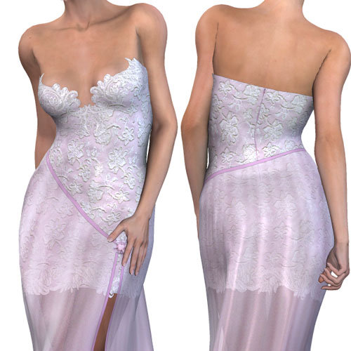 LB Fantasy Dress Texture Pack 2 - Pink! by: Lisa's Botanicals, 3D Models by Daz 3D