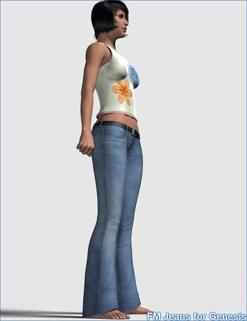 FM Jeans for Genesis FM Jeans for Genesis by: Flipmode, 3D Models by Daz 3D