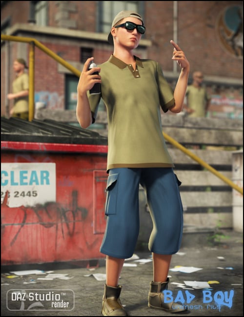 Bad Boy M4 Unimesh Fits Bad Boy M4 Unimesh Fits by: Ravenhair, 3D Models by Daz 3D