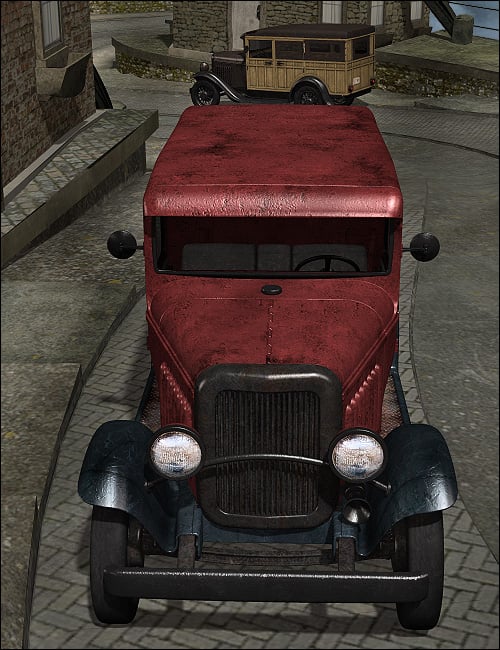 Old Busted Joints for Delivery Sedan and Wagon 1930 by: Sarsa, 3D Models by Daz 3D