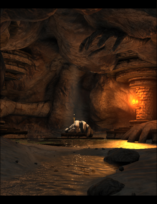 Strange Cave by: SoulessEmpathy, 3D Models by Daz 3D
