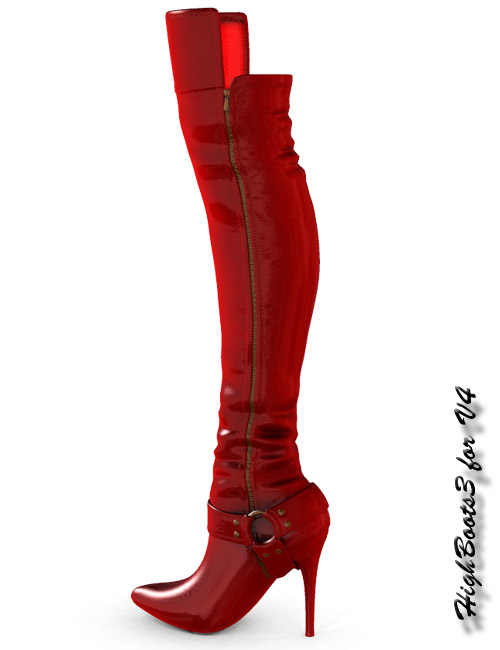 HighBoots3 For V4 by: dx30, 3D Models by Daz 3D
