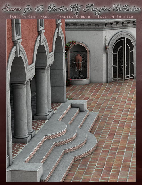 Serene for The Portico of Tangiers Collection by: FWDesignForbiddenWhispers, 3D Models by Daz 3D