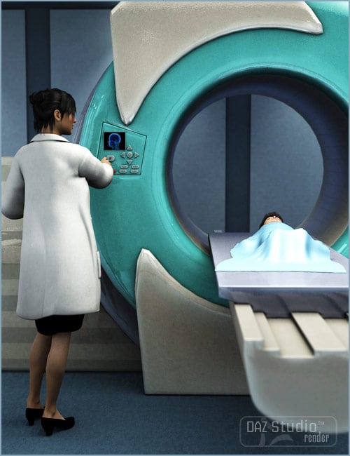 MRI Machine MRI Machine by: Valandar, 3D Models by Daz 3D