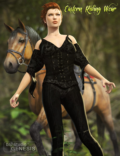 Eastern Riding Wear by: Barbara Brundon, 3D Models by Daz 3D