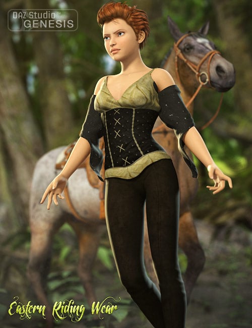 Eastern Riding Wear by: Barbara Brundon, 3D Models by Daz 3D