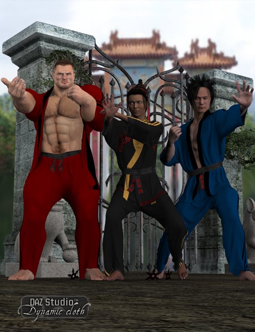Dynamic Martial Arts Gi Bundle Daz 3D