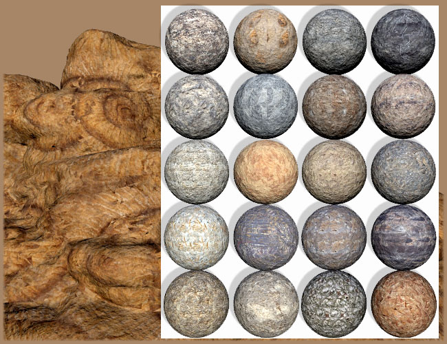 Fossilized for Bryce by: RajRaja, 3D Models by Daz 3D