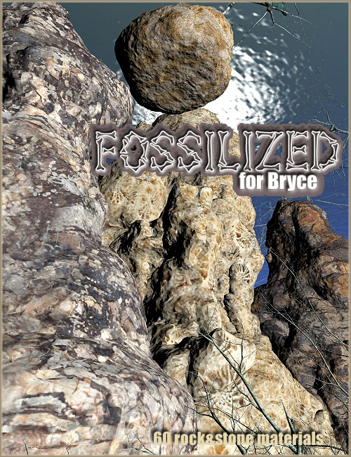 Fossilized for Bryce by: RajRaja, 3D Models by Daz 3D