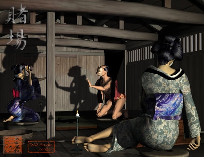 Old Japanese Town Edo vol3 Old Japanese Town Edo vol3 by: sugatak, 3D Models by Daz 3D