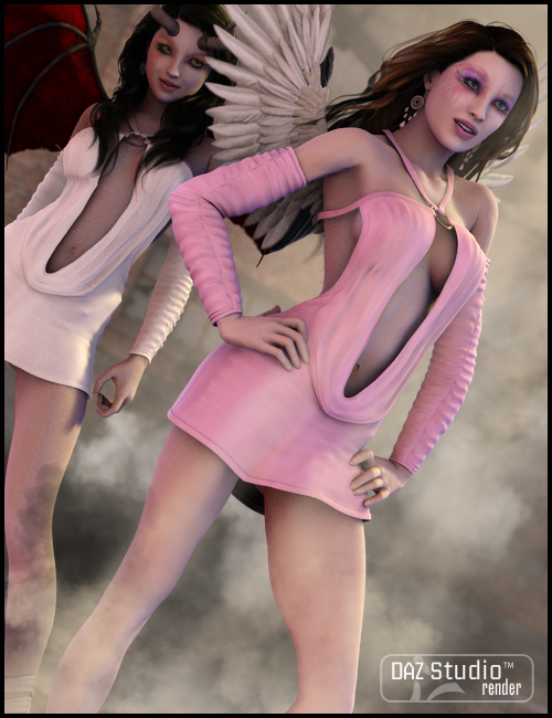 Pink Dolly for V4 by: SWAMKittysTavern, 3D Models by Daz 3D