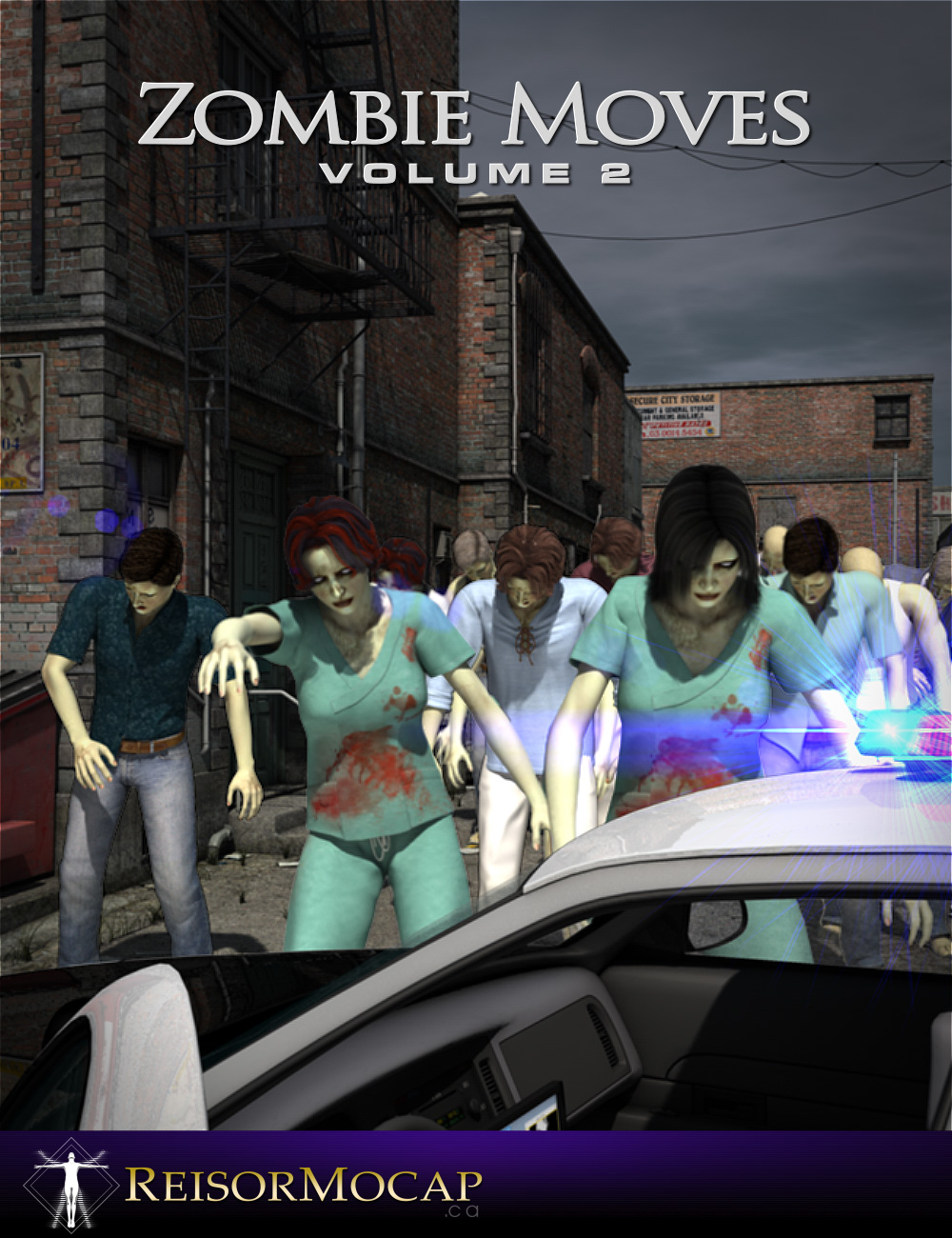 Zombie Moves Volume 2 by: Reisormocap, 3D Models by Daz 3D