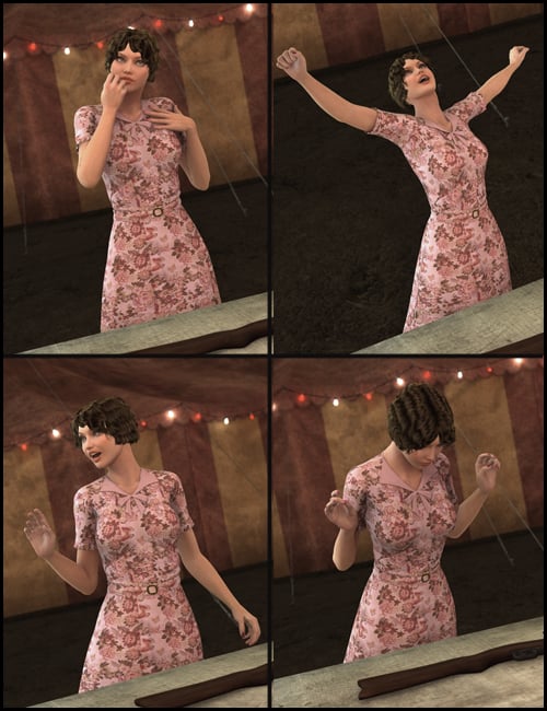 Carnival Midway and Interior Poses | Daz 3D