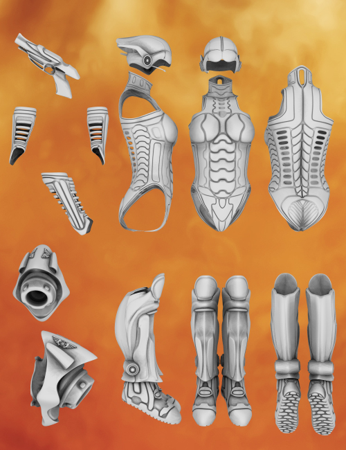 Midnight Rocketeer Midnight Rocketeer by: midnight_stories, 3D Models by Daz 3D