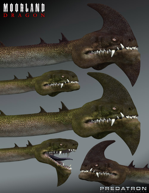 Moorland Dragon by: Predatron, 3D Models by Daz 3D