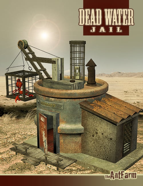 DeadWater Jail by: The AntFarm, 3D Models by Daz 3D