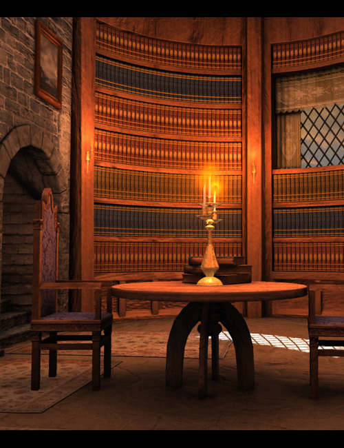 Room of Books by: SoulessEmpathy, 3D Models by Daz 3D