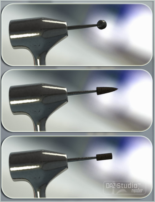 Dental Tools by: Valandar, 3D Models by Daz 3D