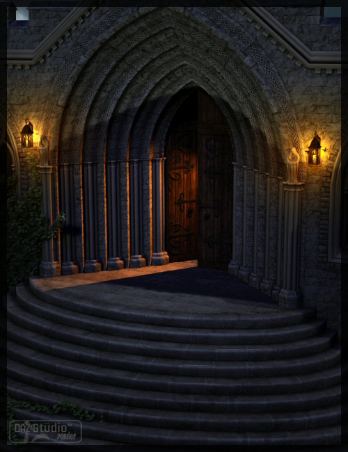The Secret Cloister by Merlin by: Merlin Studios, 3D Models by Daz 3D